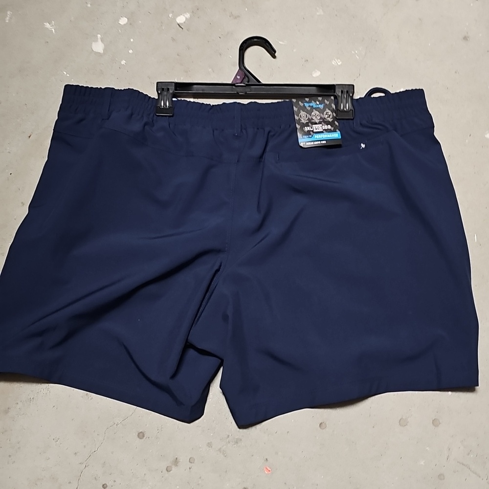 Nwt Men's Navy Swim Shorts - Lightweight Quick-Dry Swim Bottoms #162 - Picture 5 of 5